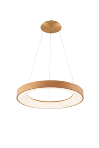 SANTANA PENDANT 60 CCT WO + REMOTE CONTROL lampa wisząca 50W LED brązowy