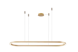 ELENA 150 DIMM GO lampa wisząca 60W LED 3000K złoty