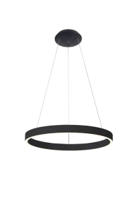 ANDREA 60 3000K DIMM (10W+40W) BK lampa wisząca czarny