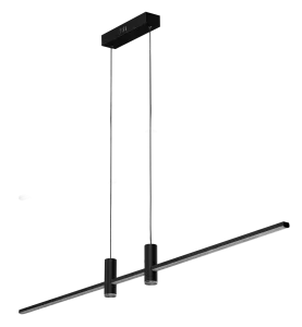 GERARDO PENDANT CCT DIMM BK + REMOTE CONTROL lampa wisząca 24W LED czarny