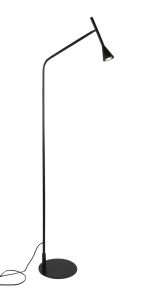 CYGNUS Lampa podłogowa BK 1xGU10 max 35W czarny