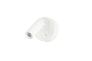 LUGANO ROUND WALL WH kinkiet 3W LED 3000K biały