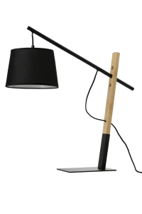 GARDA TABLE BK lampa stołowa 1xE27 max 60W czarny