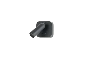 LUGANO SQUARE WALL BK kinkiet 3W LED 3000K czarny