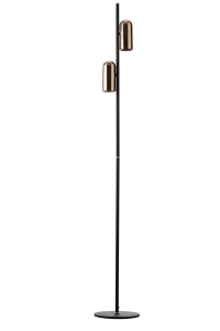 VIVI Lampa podłogowa 2 GO/BK 2xGU10 max 10W złoty