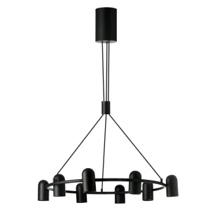VIVI PENDANT 8 BK/BK lampa wisząca 8xGU10 max 40W czarny