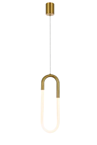 NEXUS GO lampa wisząca 9W LED 3000K złoty