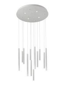 ILIOS 12 PENDANT 3-STEP DIMM WH lampa wisząca 64W LED 3000K biały