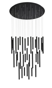 ILIOS 36 PENDANT 3-STEP DIMM BK lampa wisząca 160W LED 3000K czarny