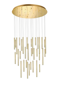 ILIOS 36 PENDANT 3-STEP DIMM GO lampa wisząca 160W LED 3000K złoty