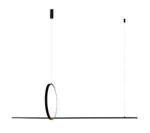 PELLE 3-STEP DIMM BK lampa wisząca 32W LED 3000K czarny