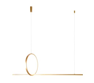 PELLE 3-STEP DIMM GO lampa wisząca 30W LED 3000K złoty