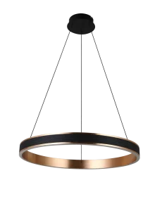 RIO 60 3-STEP DIMM BK/GO lampa wisząca 46W LED 3000K czarny