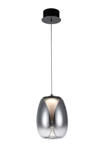 PAMELA 20 SMOKY lampa wisząca 8W LED 3000K