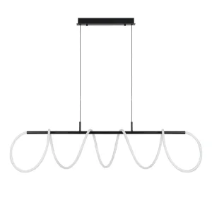 ZIGZAG BK lampa wisząca 46W LED 3000K czarny