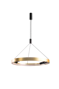 SERAFINO PENDANT 60 3-STEP DIMM GO/BK lampa wisząca 34W LED 3000K złoty