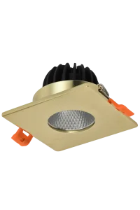 CLEAN S IP44 7W CCT SWITCH GO oprawa wpuszczana złoty