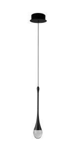 DALMA 1 BK lampa wisząca 4W LED 3000K czarny