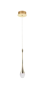 DALMA 1 GO lampa wisząca 4W LED 3000K złoty