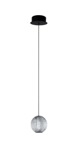 EDEM 1 BK lampa wisząca 4.2W LED 3000K czarny