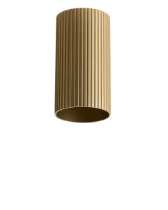 LUCAS RIBBED TUBE 9 ANODISED GOLD złoty
