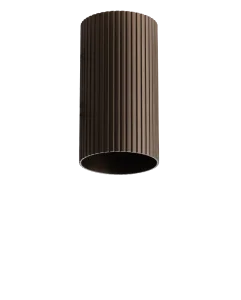 LUCAS RIBBED TUBE 9 ANODISED BRONZE brązowy