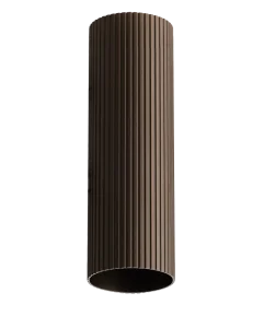 LUCAS RIBBED TUBE 50 ANODISED BRONZE brązowy