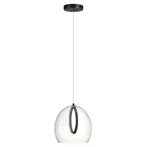 NICOLE PENDANT CLEAR lampa wisząca 8W LED 3000K przeźroczysty