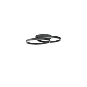 HALO TOP 45+45 BK plafon 40W LED 3000K czarny