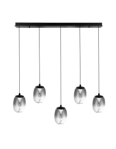 PAMELA 11 LINE 5 SMOKY lampa wisząca 25W LED 3000K przeźroczysty