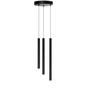 VERNO 3 4000K BK lampa wisząca 15W LED czarny