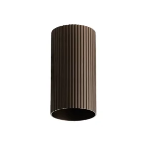 LUCAS RIBBED TUBE 20 ANODISED BRONZE brązowy
