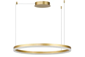 HALO PENDANT 80 CCT DIMM GO + REMOTE CONTROL lampa wisząca 55W LED złoty