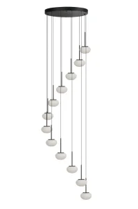 SERENITY 12 BK lampa wisząca 84W LED 3000K czarny