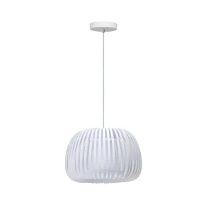 AGORA PENDANT WHITE lampa wisząca 1xE27 max 60W biały