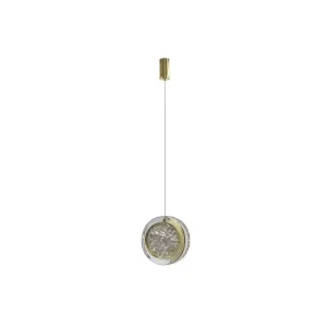 EUFORIA 16 PENDANT 1 GO lampa wisząca 6W LED 3000K złoty
