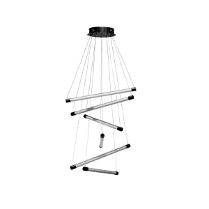 PALOS 6 3-STEP DIMM BK lampa wisząca 57W LED 3000K czarny