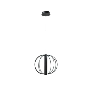 ZOE 60 3-STEP DIMM BK lampa wisząca 41W LED 3000K czarny