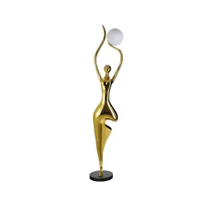 DEMETER GO lampa podłogowa 1xE27 złoty