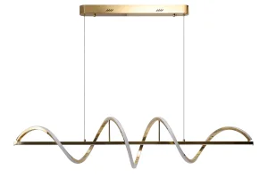 MEMPHIS PENDANT 3-STEP DIMM GO lampa wisząca 55W LED 2700K złoty