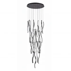 FLOW 41 PENDANT 3-STEP DIMM 3000K BK lampa wisząca 345W LED czarny