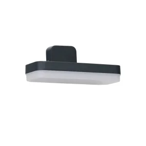 OPLO WALL 3000K IP54 BK kinkiet zewnętrzny 10W LED czarny