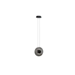 ANDORA PENDANT 1 SMOKY lampa wisząca 12W LED 3000K przeźroczysty