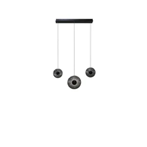 ANDORA PENDANT 3 LINE 3-STEP DIMM SMOKY lampa wisząca 27W LED 3000K przeźroczysty
