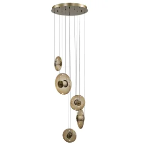 ANDORA PENDANT 5 3-STEP DIMM AMBER lampa wisząca 44W LED 3000K