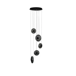 ANDORA PENDANT 5 3-STEP DIMM SMOKY lampa wisząca 44W LED 3000K przeźroczysty