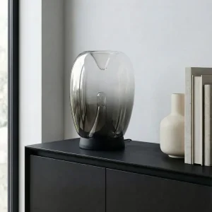 PAMELA 27 TABLE SMOKY lampa stołowa 9W LED 3000K przeźroczysty