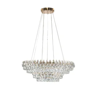 BARLETTA 60+100 PENDANT 3-STEP DIMM GO lampa wisząca 180W LED 3000K przeźroczysty