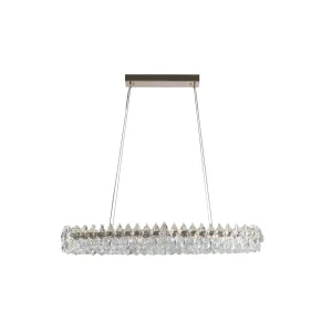 BARLETTA 120 OVAL 3-STEP DIMM lampa wisząca 120W LED 3000K przeźroczysty