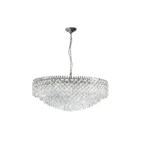 BURANO 100 PENDANT CH lampa wisząca 28xE14 max 20W przeźroczysty